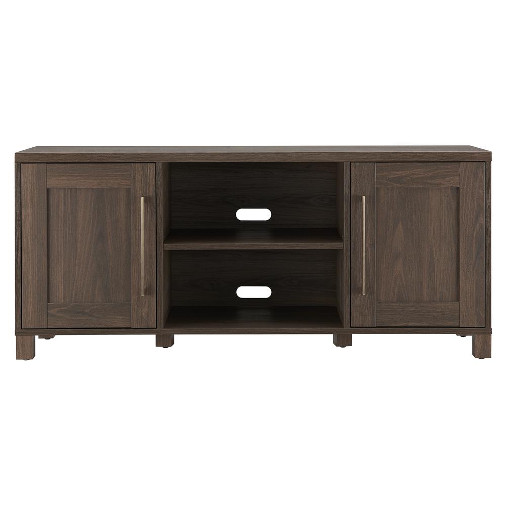 Chabot Rectangular TV Stand for TV's up to 65" in Alder Brown. Picture 3