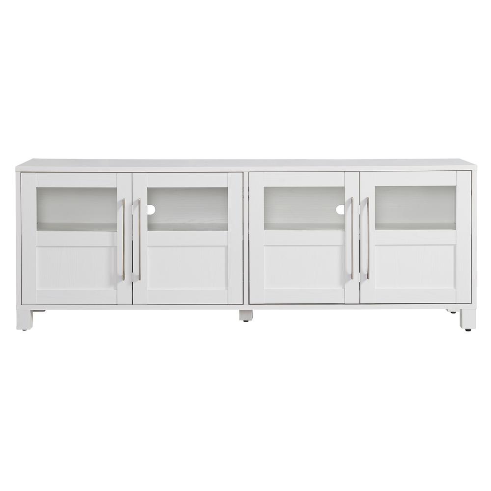 Holbrook Rectangular TV Stand for TV's up to 75" in White. Picture 3