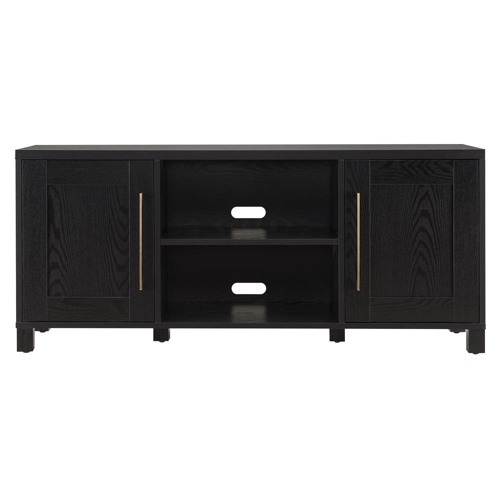 Chabot Rectangular TV Stand for TV's up to 65" in Black Grain. Picture 3