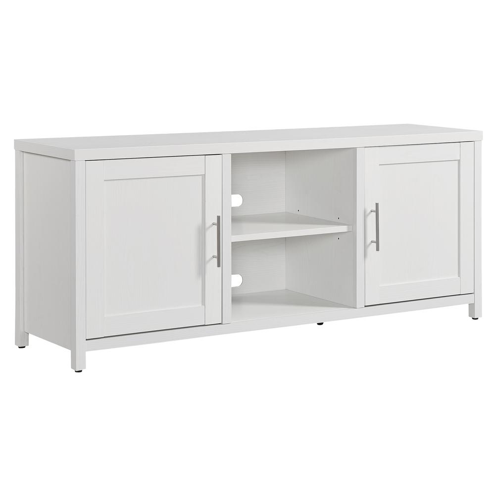 Strahm Rectangular TV Stand for TV's up to 65" in White. Picture 1