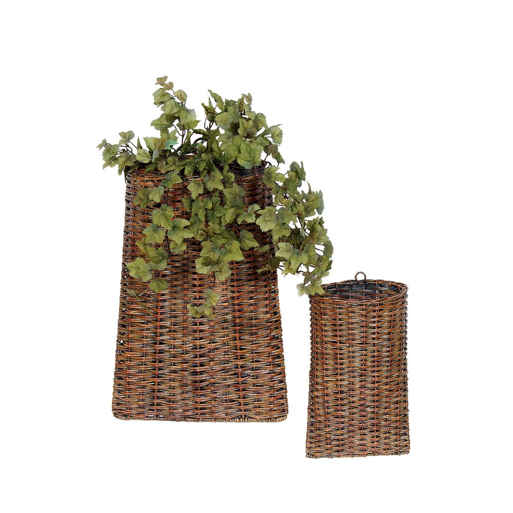 Baskets (Set of 2) 12"H, 18"H Rattan. Picture 1