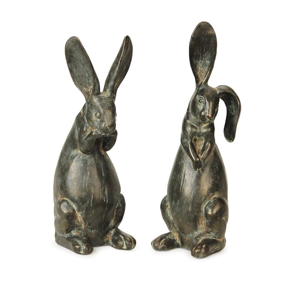 Floppy Eared Rabbits (Set of 2) 16.75"H , 50603DS. Picture 1