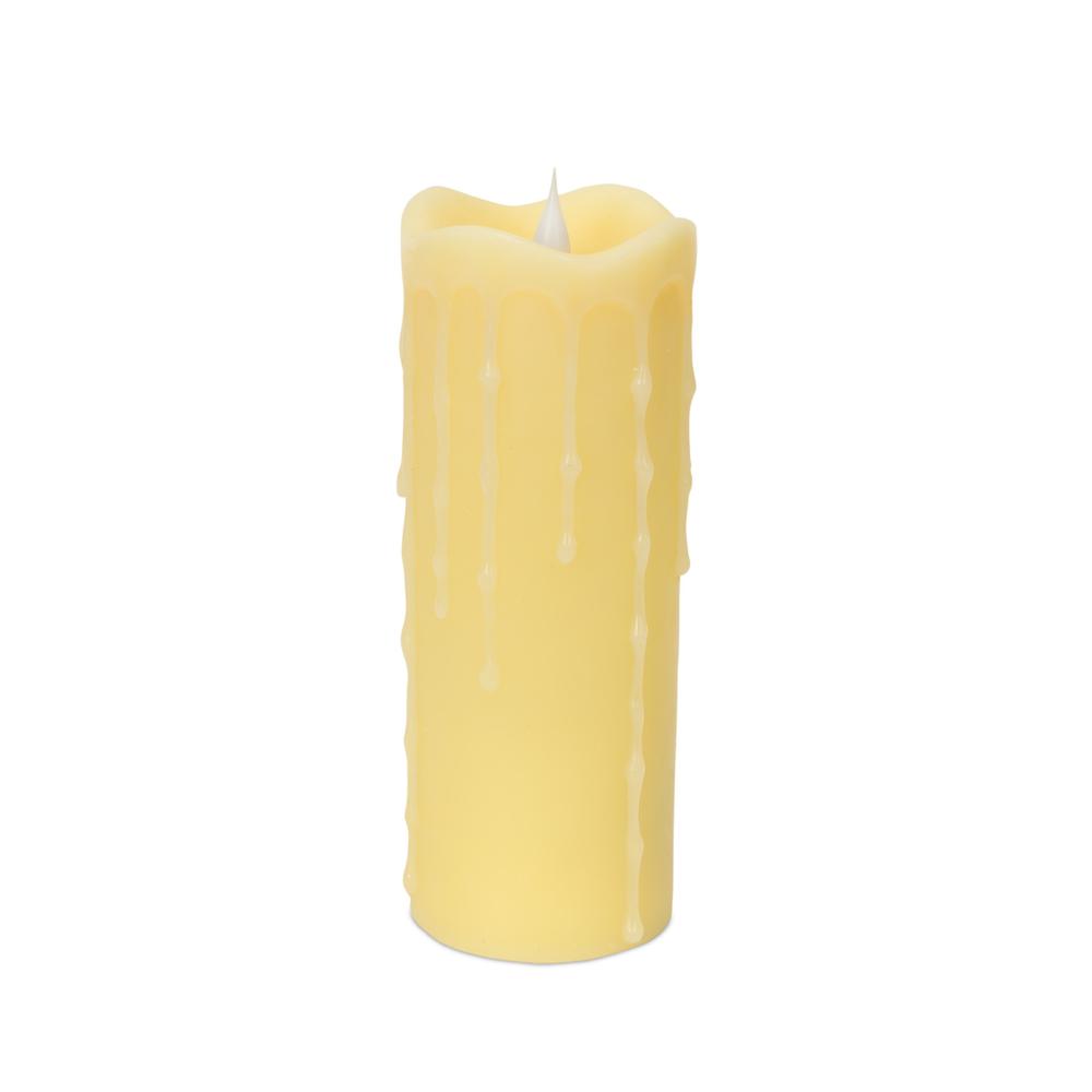 Simplux LED Dripping Candle w/Moving Flame (Set of 2) 3"D x 7"H. Picture 1