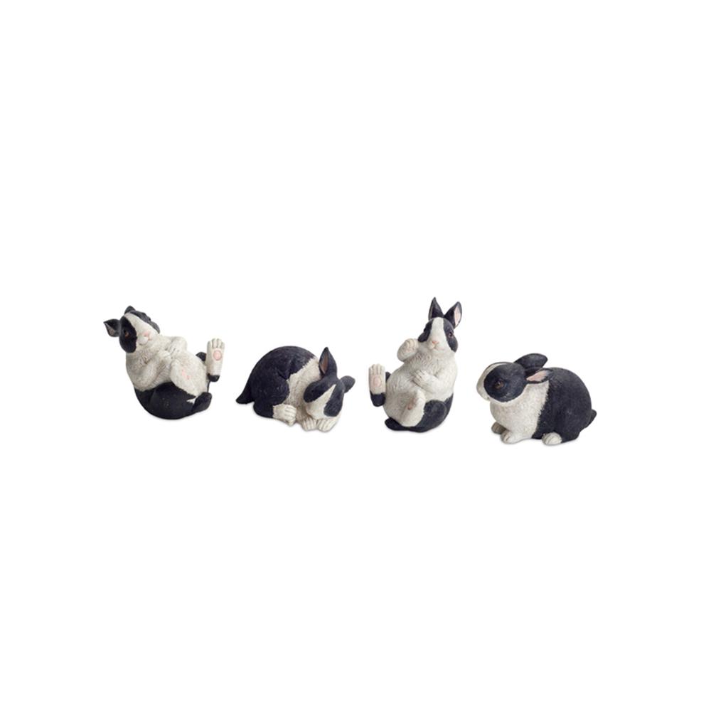 Rabbit (Set of 16) 2"H, 2.5"H, 3.5"H Resin. Picture 1