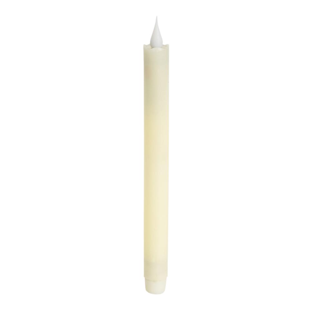 Taper Candle 10"H (Set of 4) Plastic/Wax. Picture 1