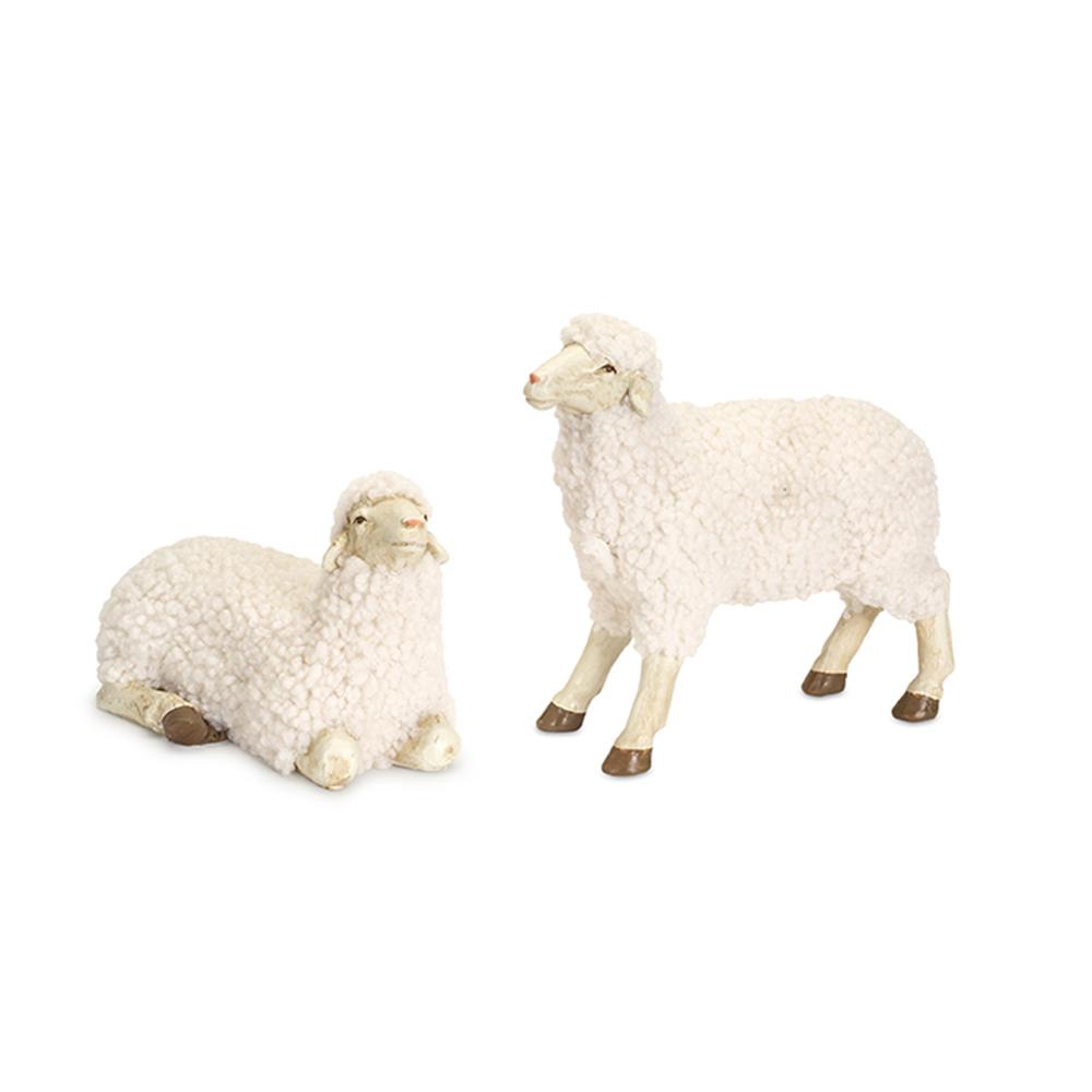 Sheep (Set of 4) 4.75"H, 7.5"H Resin. Picture 1