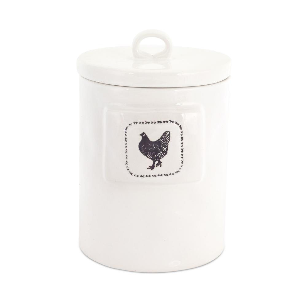 Chicken Canister (Set of 2) 5.5" x 8.25"H , 74543DS. The main picture.