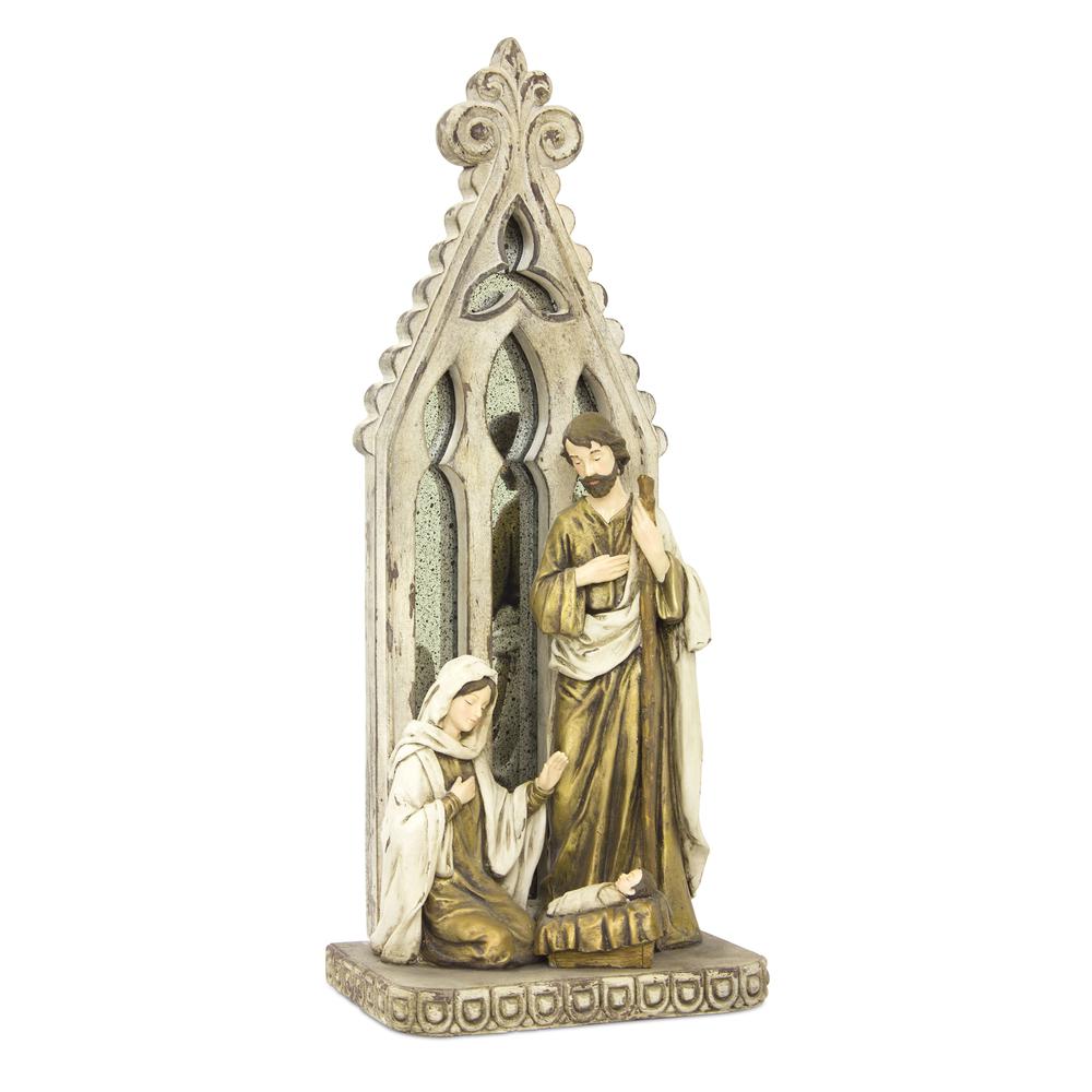 Holy Family with Arch 19.25"H Resin. Picture 1