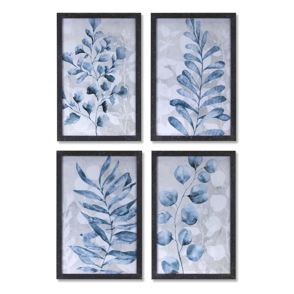Foliage Print (Set of 4) 15.75" x 23.75"H MDF/Glass. Picture 1