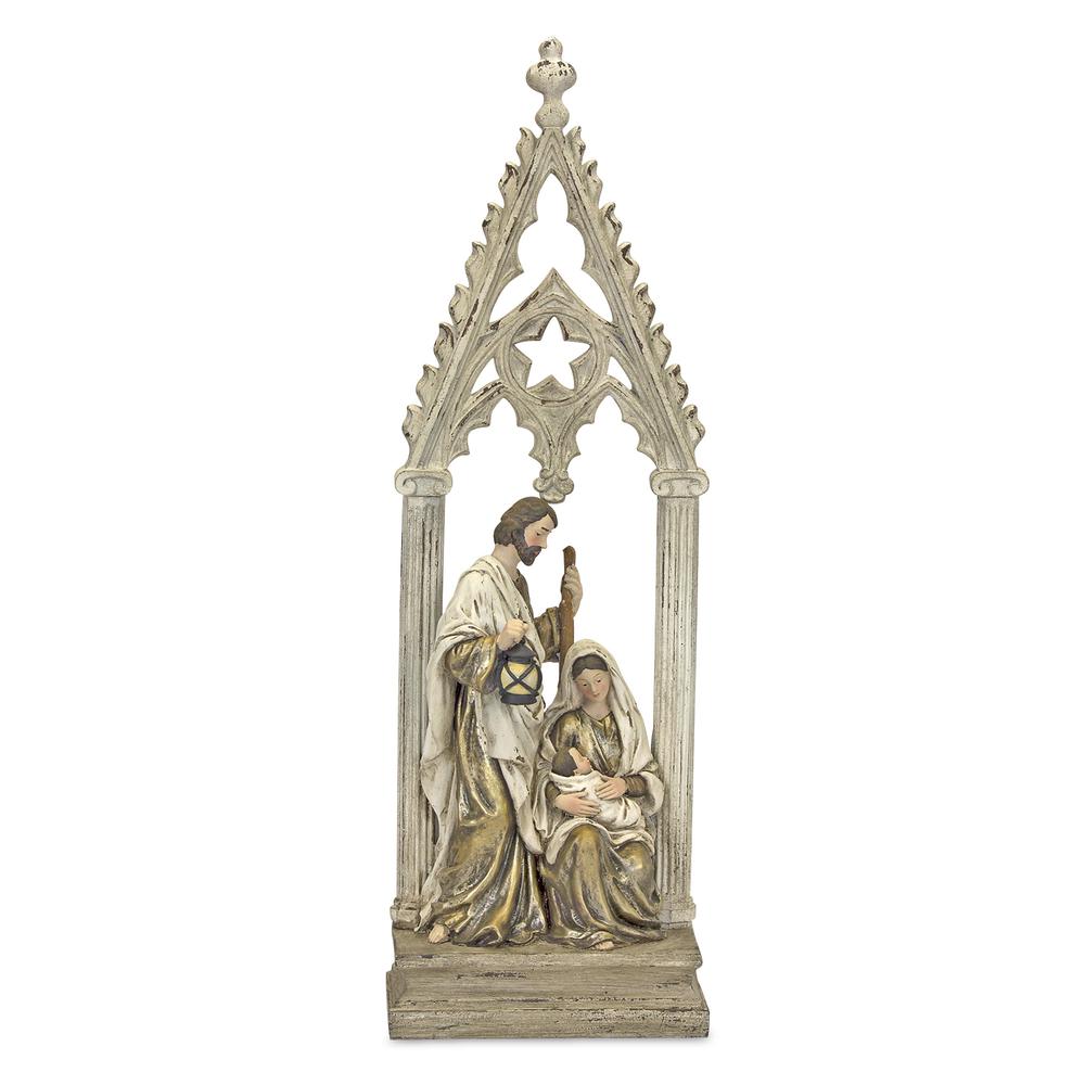 Holy Family w/Arch 23.25"H Resin. Picture 1