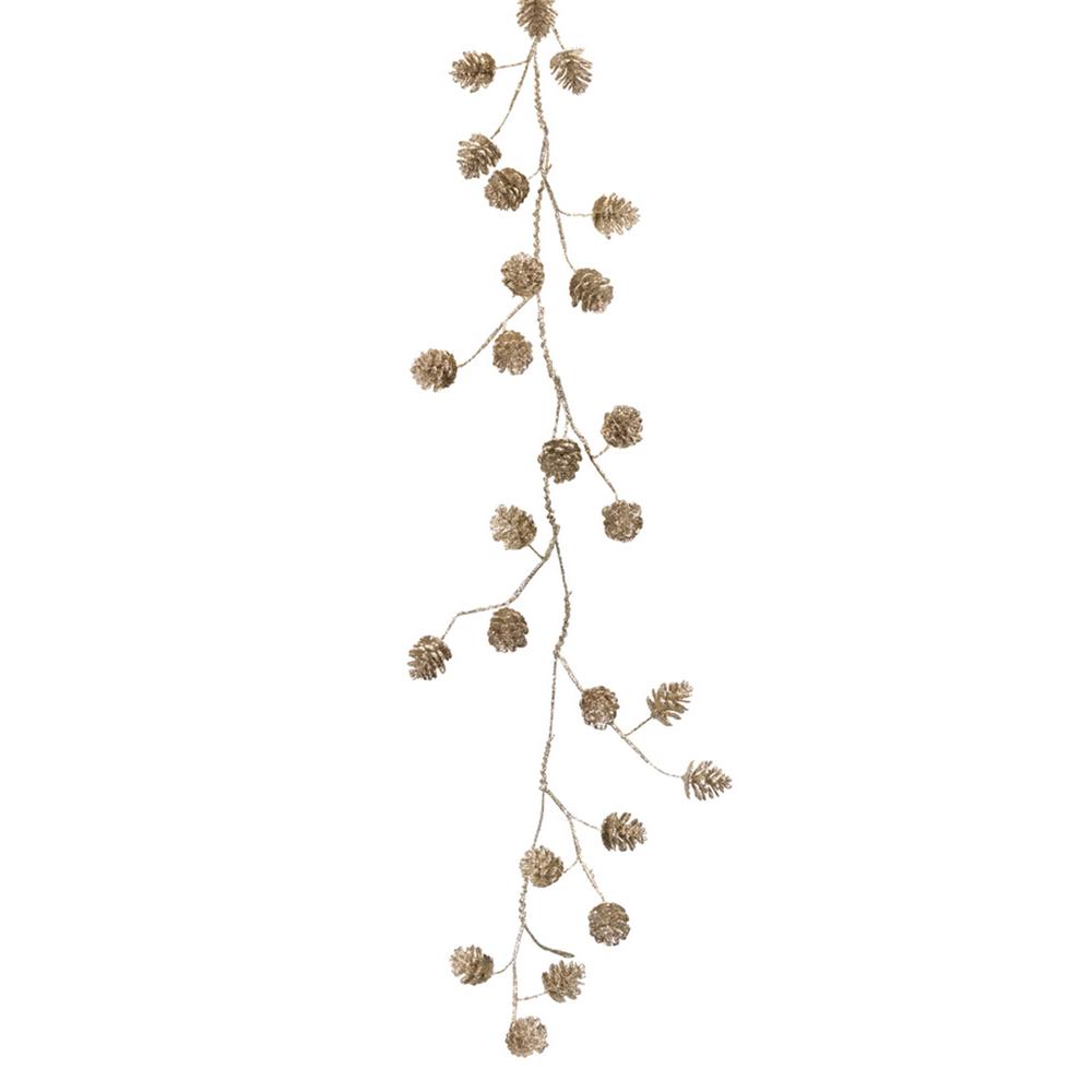 Pine Cone Garland 5'L (Set of 2) , 80327DS. Picture 1