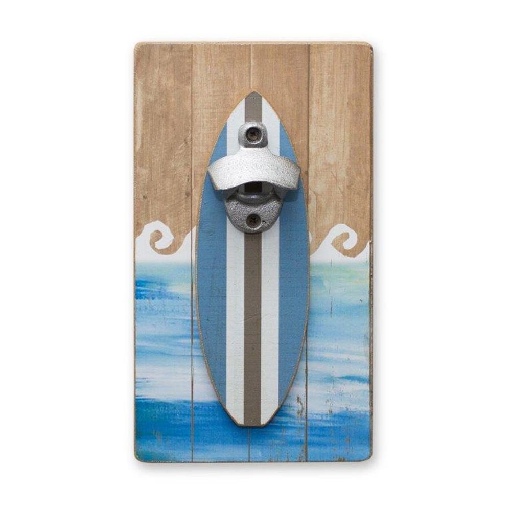 Surfboard Bottle Opener 6"L x 11"H MDF. Picture 1