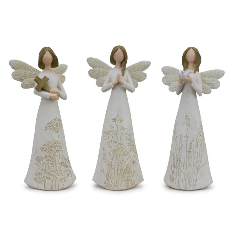 Angel (Set of 3) 8.75"H Resin. Picture 1