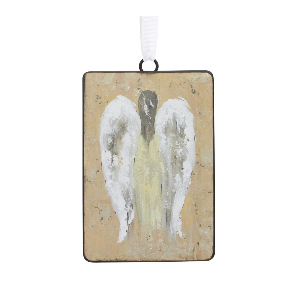 Angel Ornament (Set of 12) 4.25"L x 6.75"H Iron. Picture 1