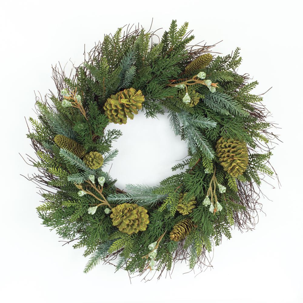 Mixed Pine Wreath. Picture 1