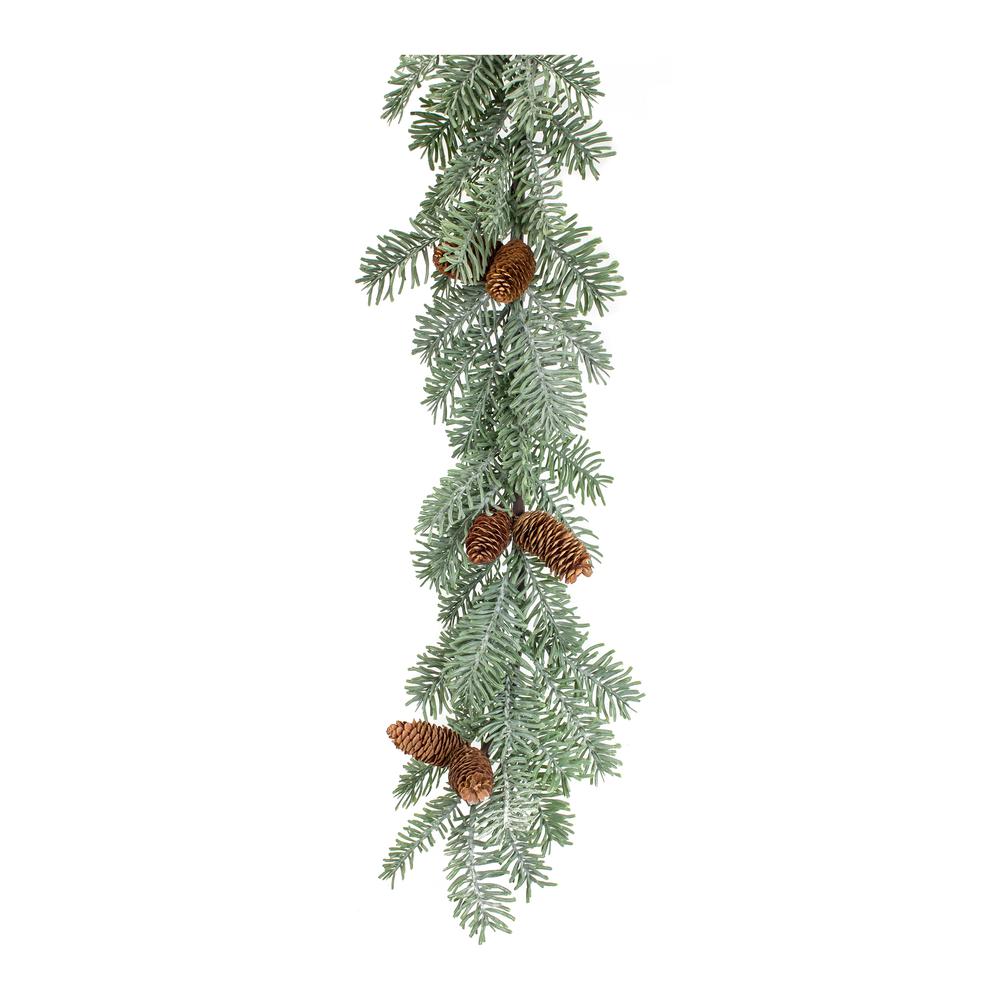 Pine Garland (Set of 2) 5'L Plastic. Picture 2