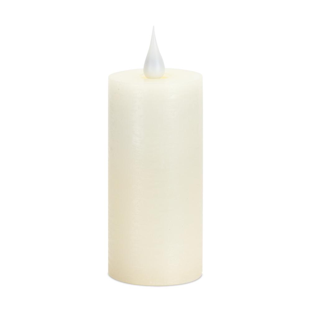 LED Candle 1.75"D x 4"H Wax/Plastic 2 AA Batteries Not Included. Picture 1