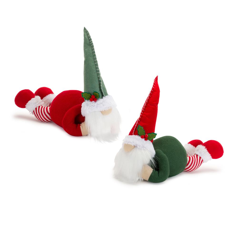 Gnome Laying (Set of 2) 14.5"L x 11"H Polyester. Picture 2