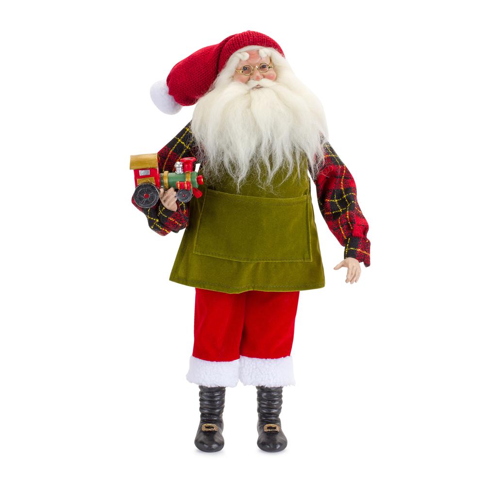 Santa 21.75"H Polyester/Resin. Picture 1
