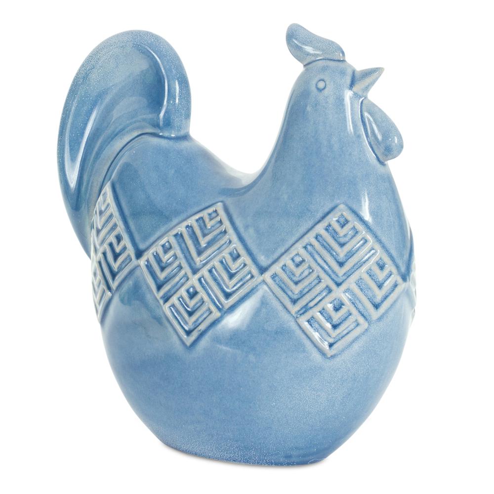 Chicken (Set of 2) 5.75"H, 8.25"H Ceramic. Picture 4