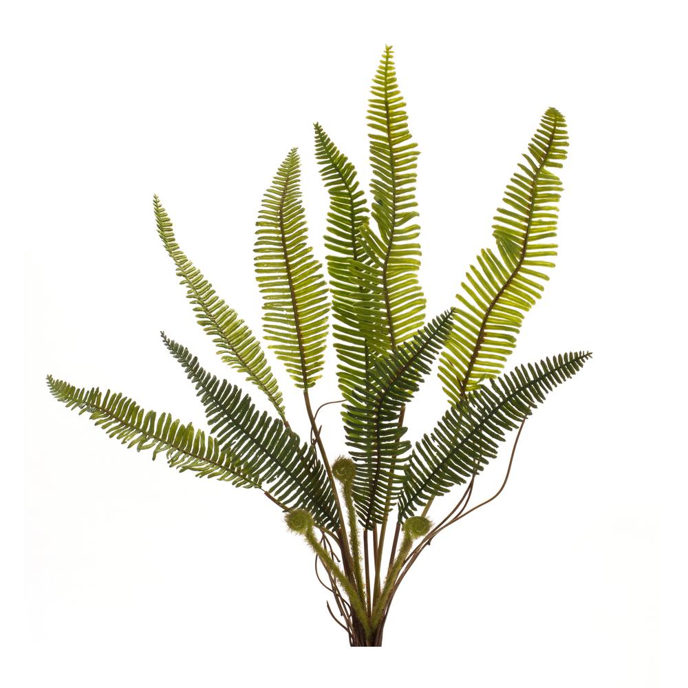 Fern Plant (Set of 6) 17.5"H Plastic. Picture 1