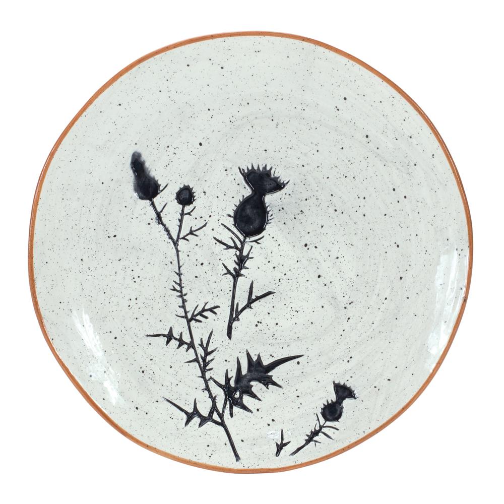 Plate (Set of 4) 8"D Ceramic. Picture 4