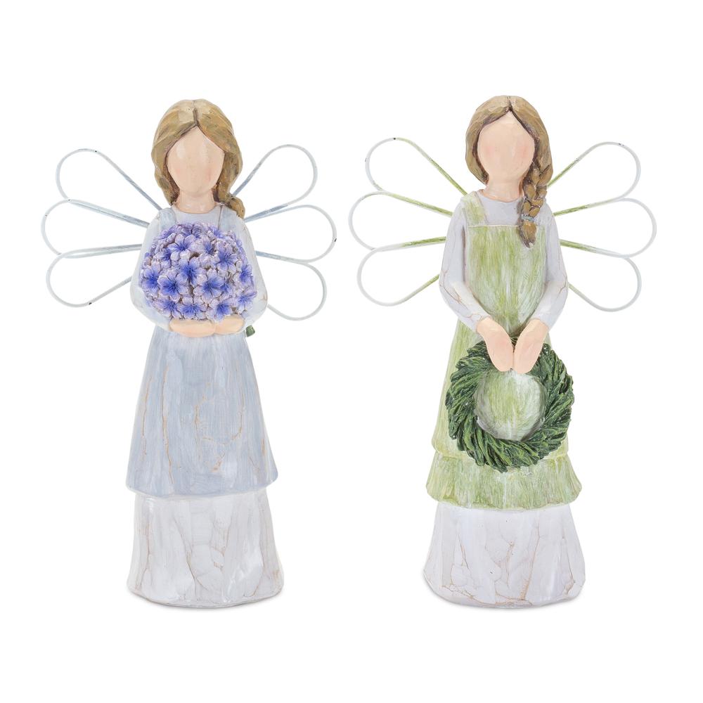 Angel (Set of 2) 7"H Resin. Picture 1