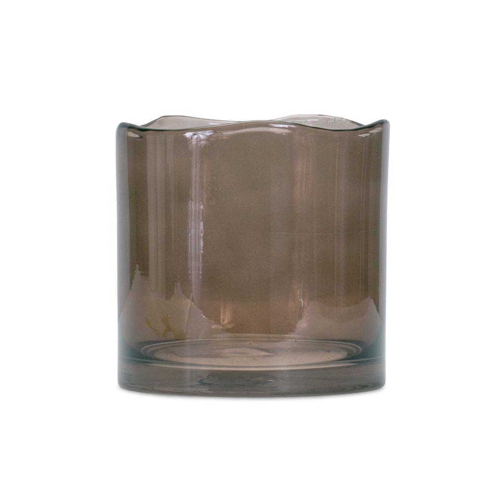 Vase 5.75"D x 6"H Glass. Picture 1
