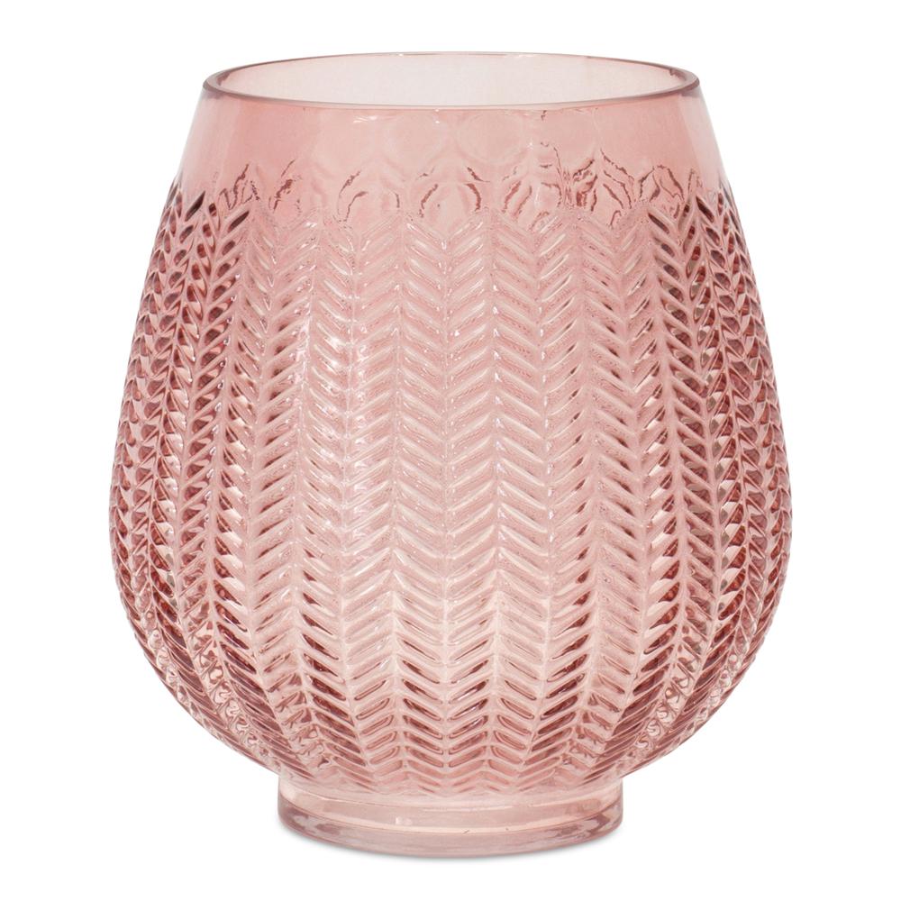 Vase 7"D x 8"H Glass. Picture 1