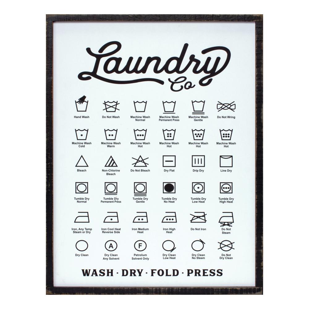 Laundry Sign 20"L x 26"H MDF/Wood. Picture 1