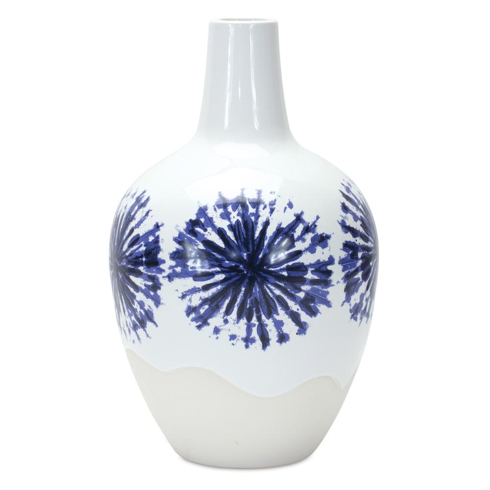 Vase 6.5"D x 11"H Ceramic. Picture 1