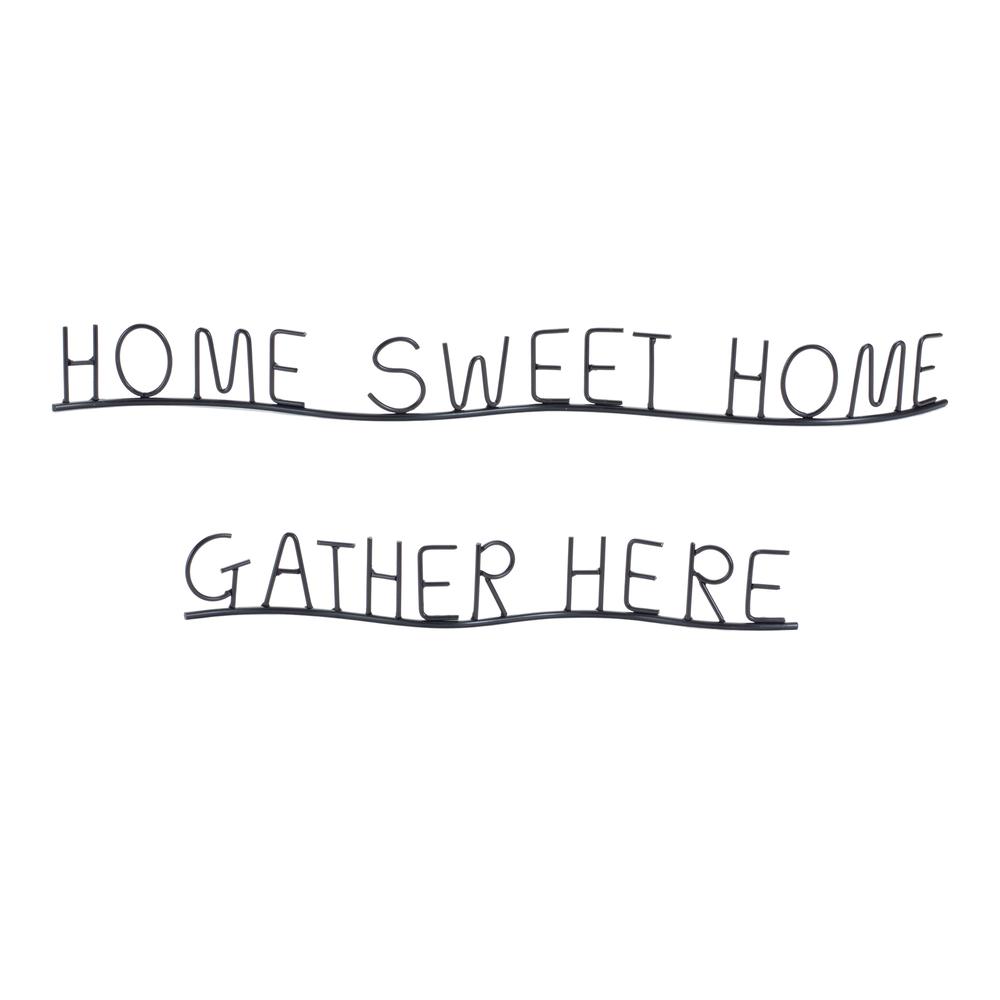 Gather and Home (Set of 4) 15"L x 2.25"H, 22.5"L x 2.5"H Metal. Picture 1