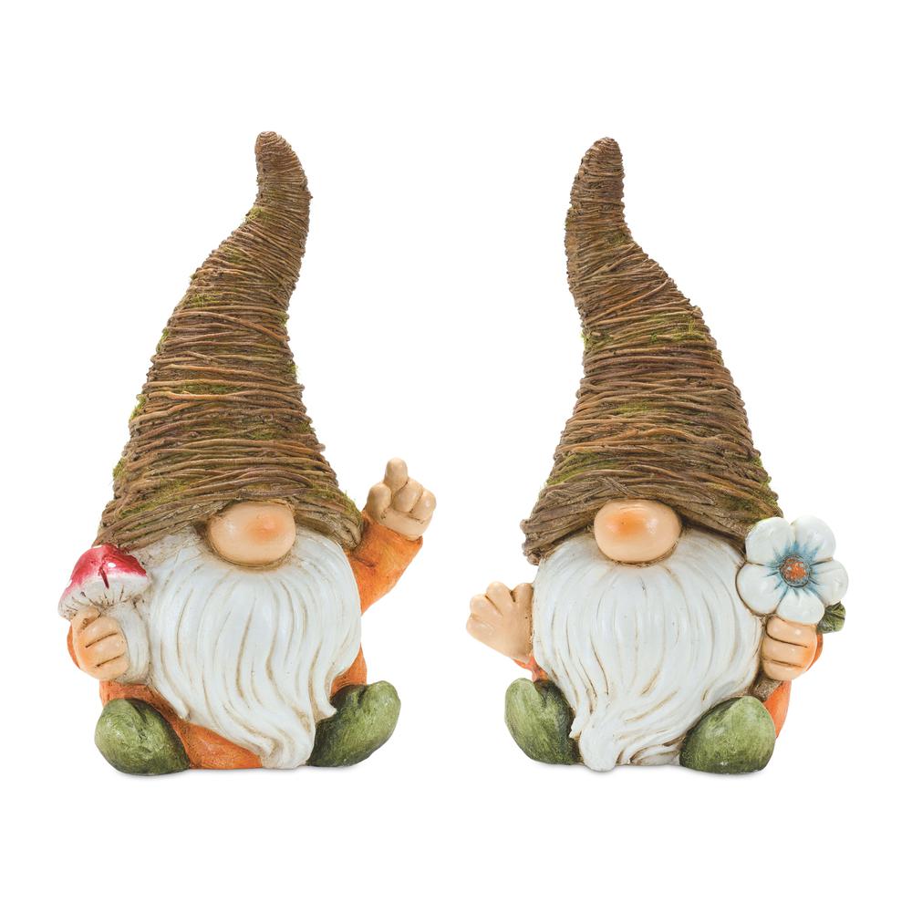Gnome (Set of 2) 16.5"H MGO. Picture 1