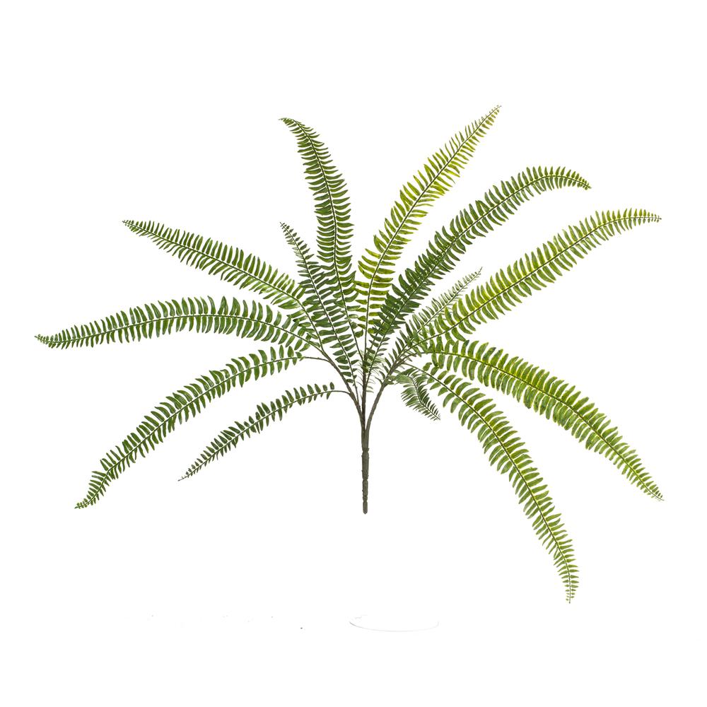 Fern Bush (Set of 6) Green Plastic, 85895DS. The main picture.