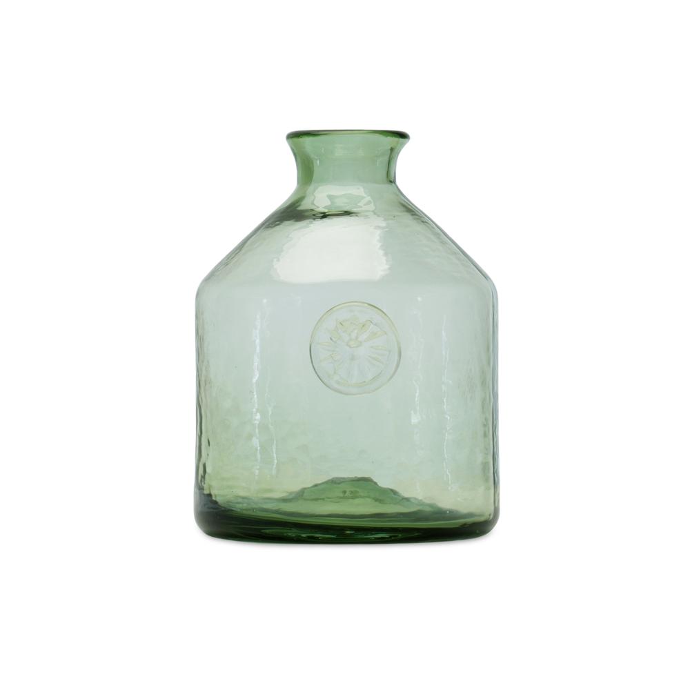 Vase 5"D x 6.75"H Glass. Picture 1