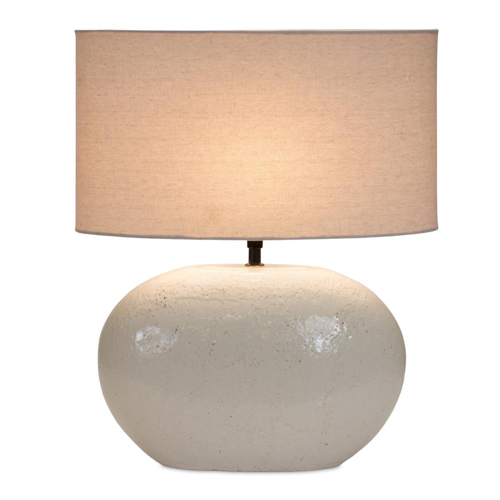 Terracotta Table Lamp White Terracotta, 85928DS. The main picture.
