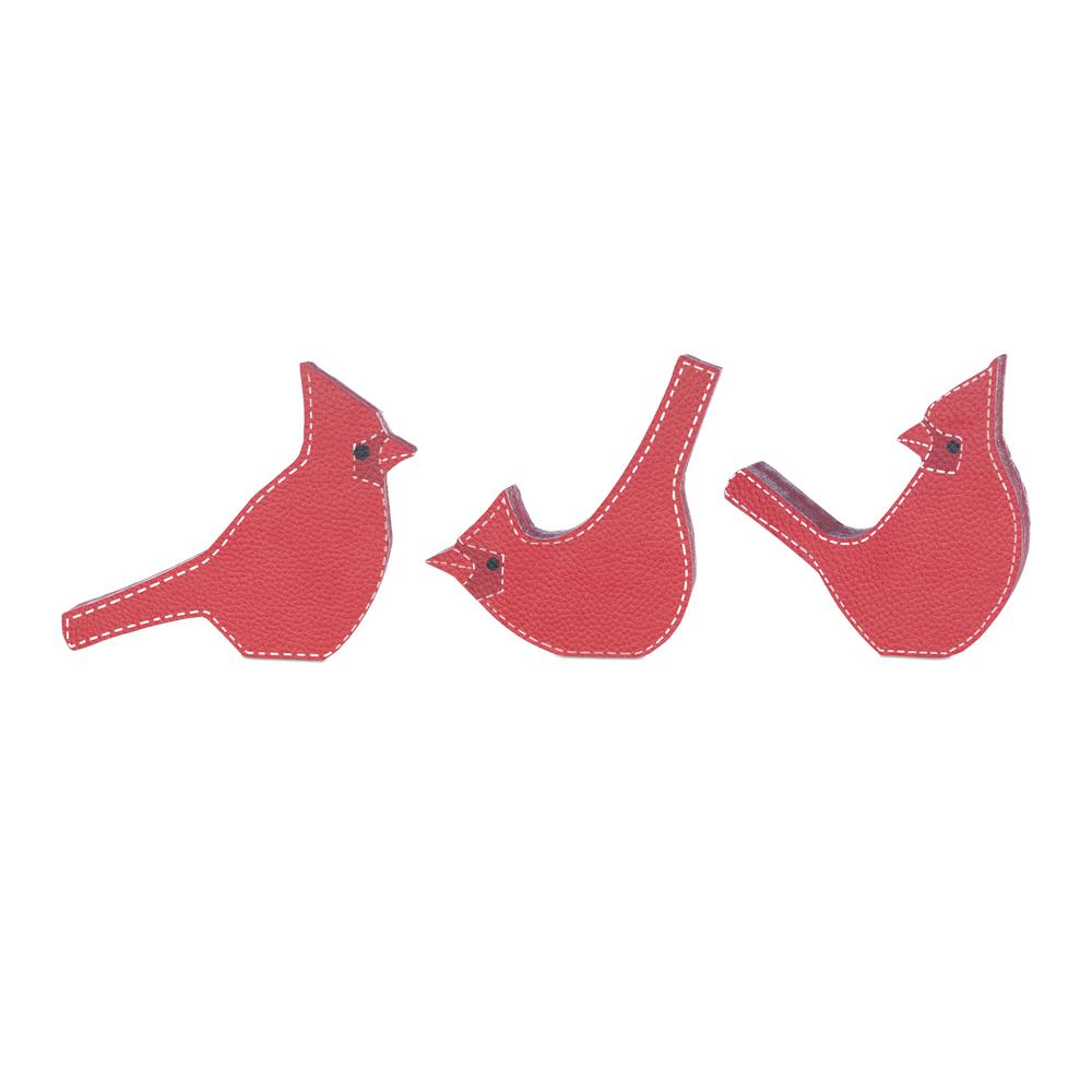 Cardinal (Set of 3) 5"H MDF. Picture 1