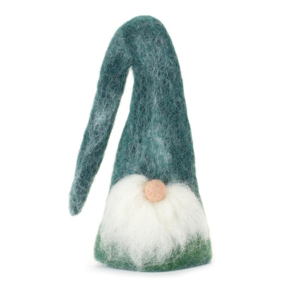 Gnome Ornament/Bottle Topper (Set of 6) 7"H Wool. Picture 3