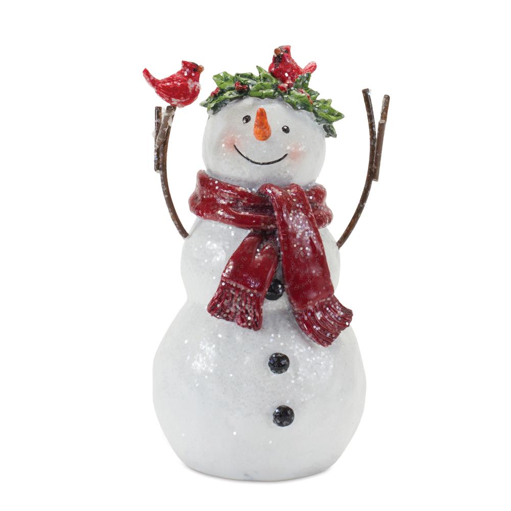 Snowman (Set of 2) 7"H Resin. Picture 2
