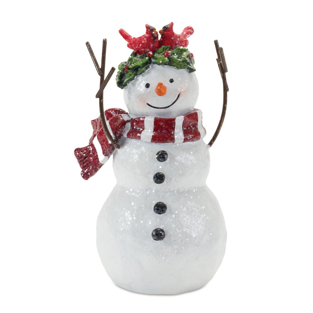 Snowman (Set of 2) 7"H Resin. Picture 3