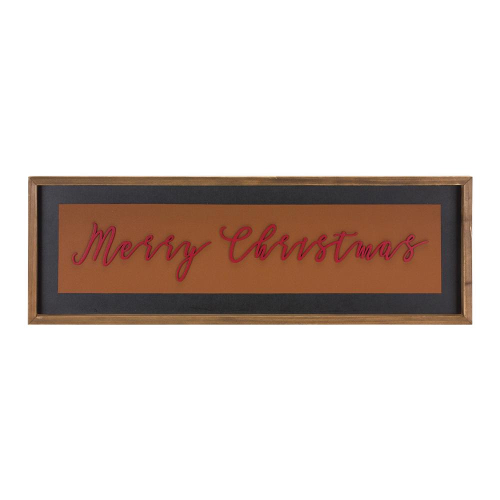 Merry Christmas Sign 23.5"L x 8"H Wood/MDF. Picture 1