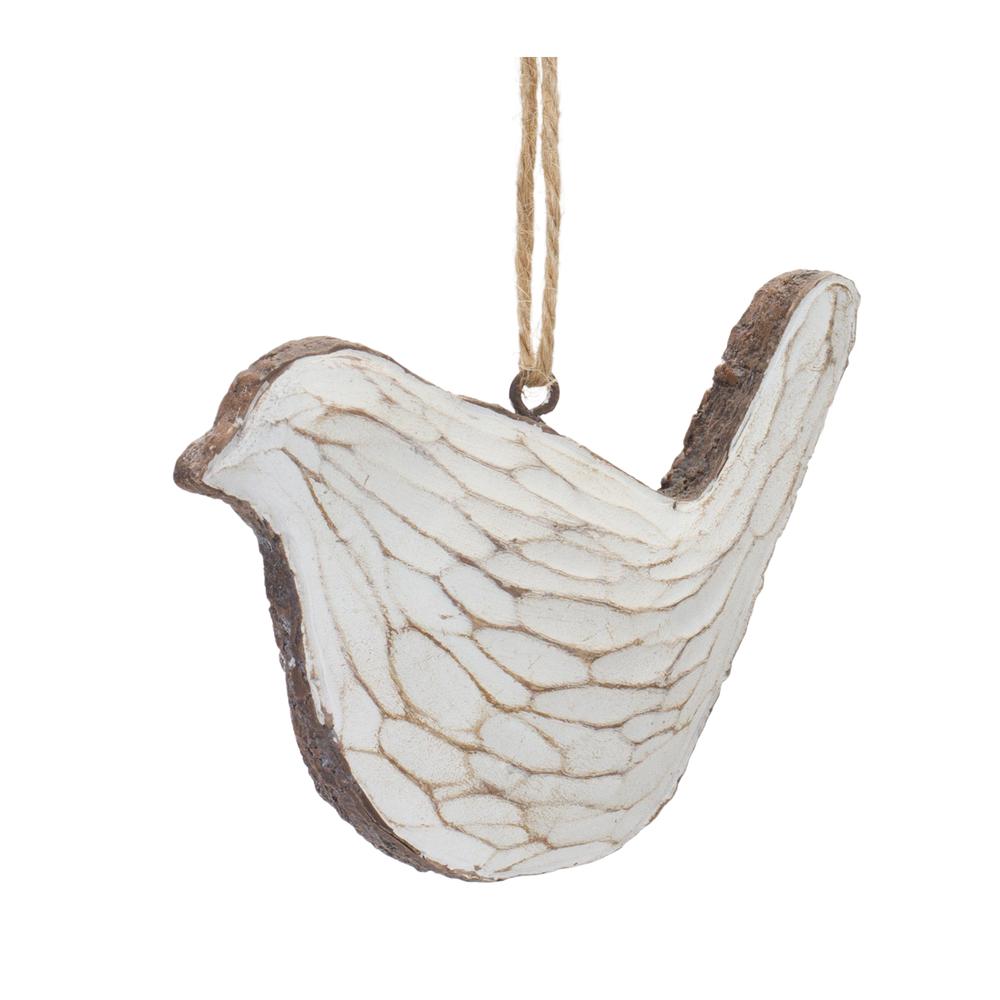 Bird Ornament (Set of 12) 4"L x 3.25"H Resin. Picture 4