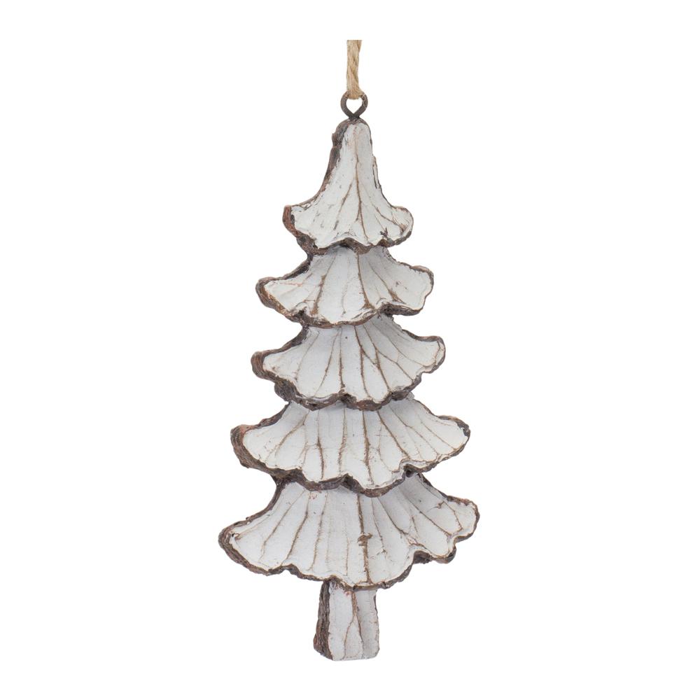 Tree Ornament (Set of 12) 5"H Resin. Picture 1