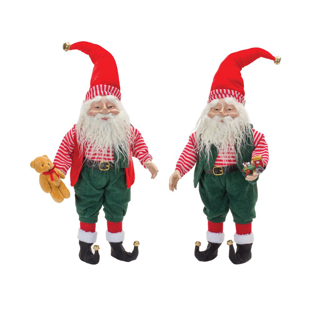 Santa (Set of 2) 20"H Polyester. Picture 1