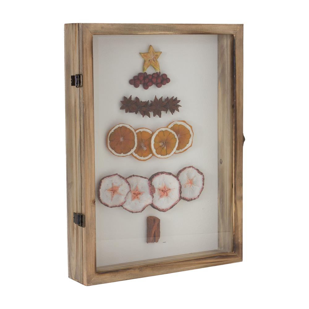 Fruit Tree Shadow Box 12.25"L x 16"H Wood/Resin. Picture 1