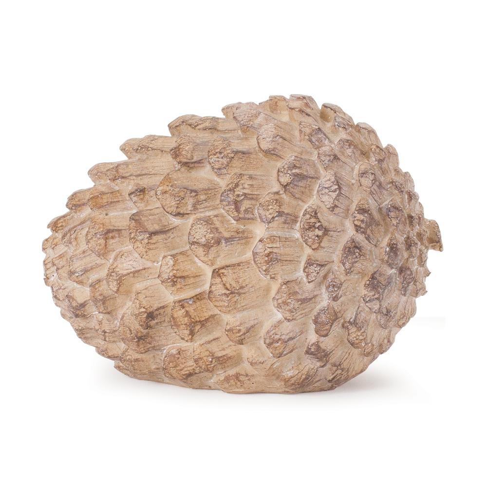 Pine Cone (Set of 2) 5.25"L x 4"H Resin. Picture 1