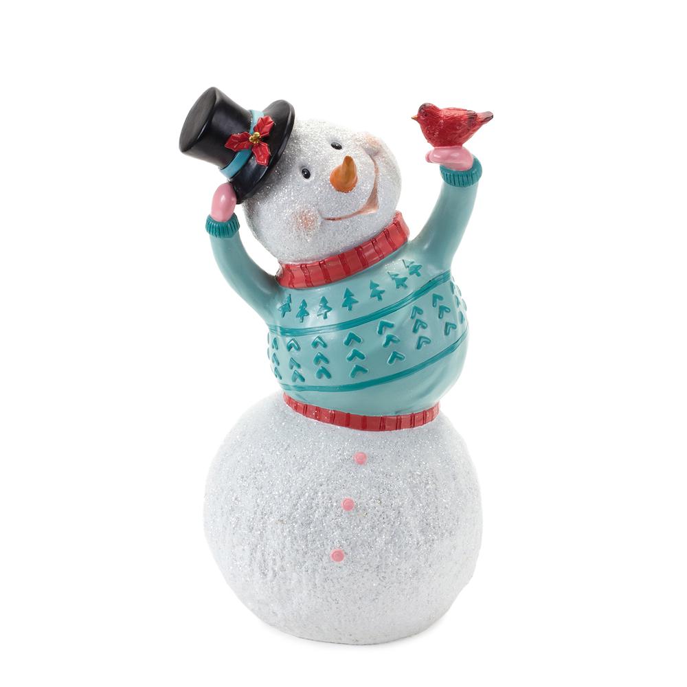Snowman (Set of 2) 12.75"H, 14"H Resin. Picture 2