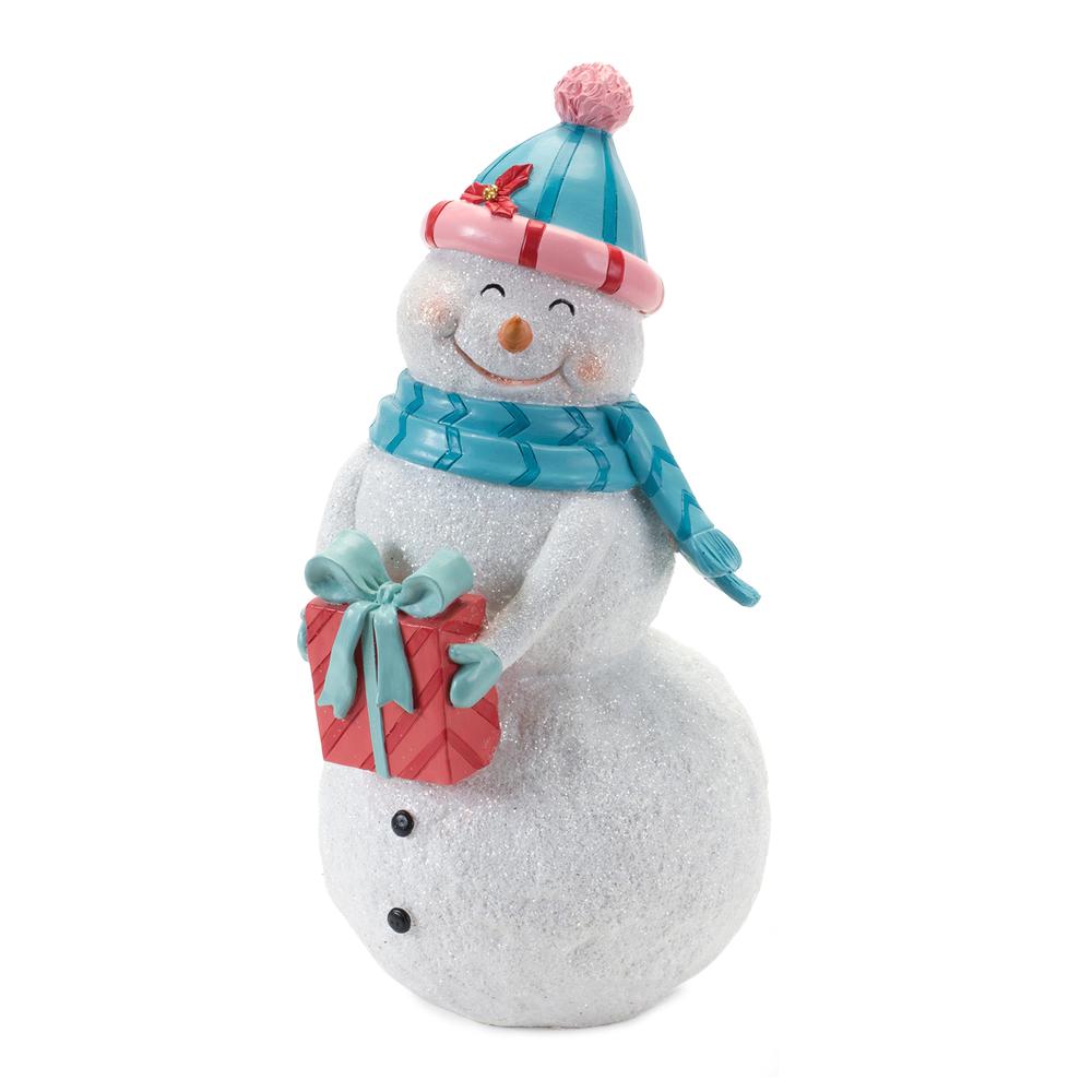Snowman (Set of 2) 12.75"H, 14"H Resin. Picture 3