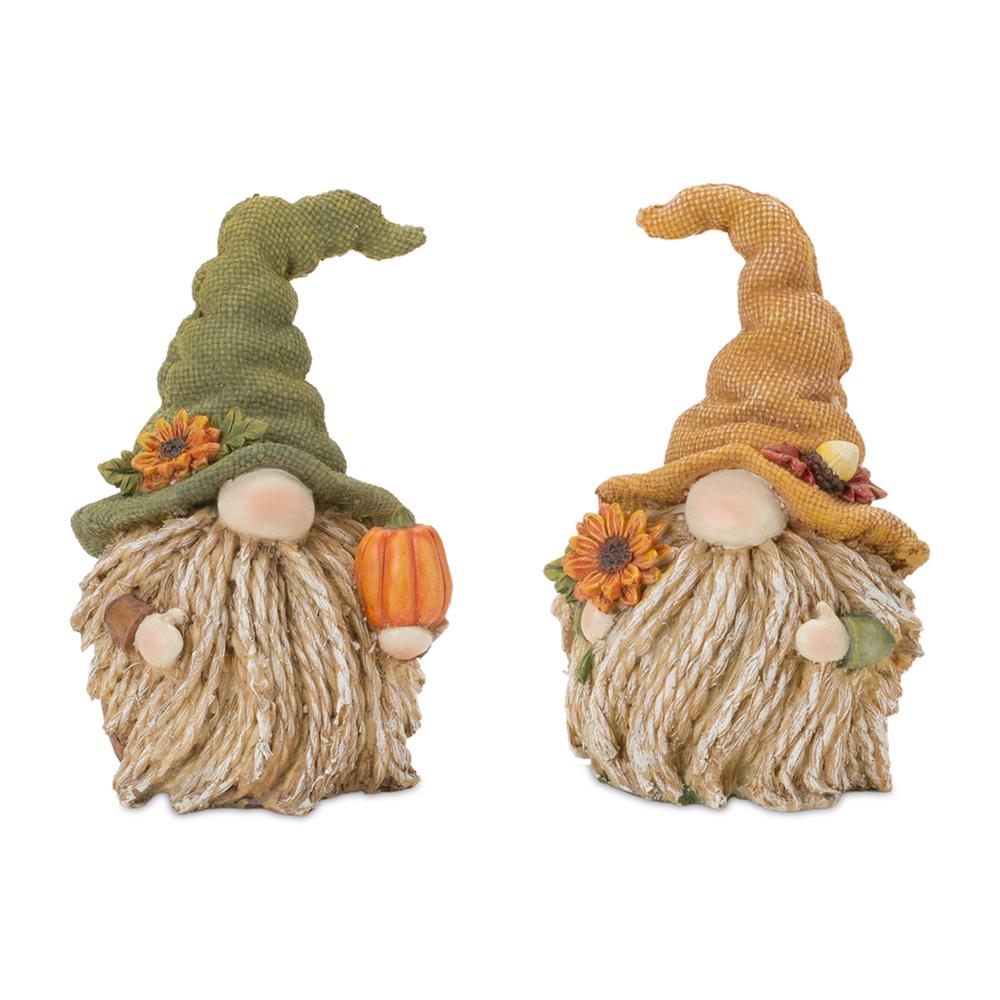 Fall Gnome (Set of 6) 5"H Resin. Picture 1