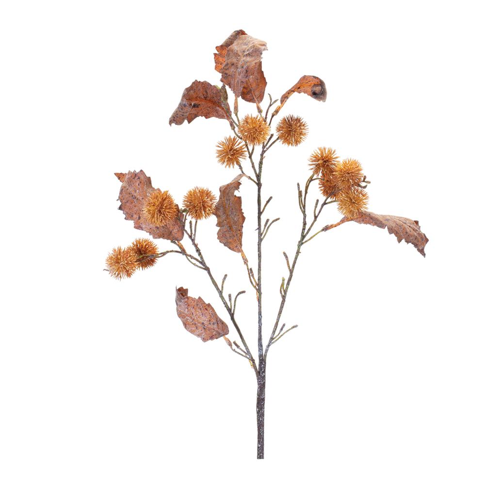 Fall Leaf and Pod Spray (Set of 6) 27"H Polyester. Picture 1